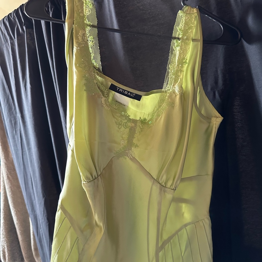 Tribal Green Chemise Silky Intimates